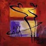 Rhumba in Red I by Alfred Gockel poster print,27.5 in. x 27.5 in.