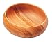 Pacific Merchants Acaciaware 10- by 3-Inch Acacia Wood Round Calabash Serving / Salad Bowl