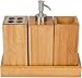Trademark Innovations Bathroom Bamboo Bath Caddy