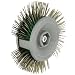 Norton Drill Mount Rapid Strip Wire Wheel Brush, 4" Diameter