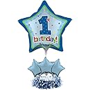 Creative Converting Balloon Centerpiece Kit, 1st Birthday Boy