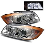 06-08 BMW E90 3 Series 4Dr Chrome CCFL Halo Projector Headlights by Luminx Lighting