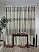 Grommet Maluspattern Faux Silk Curtain Panel_sx10-59 86