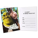 Shrek Forever After Invitations (8) Party Supplies