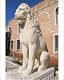 Photographic Prints of Greek antique lion statue outside the land entrance to the Arsenal, Venice, from Robert Harding