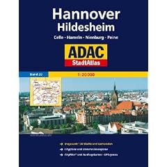 ADAC Stadtatlas Hannover, Hildesheim: Celle, Hameln, Nienburg, Peine. Insgesamt 138 St�dte und Gemeindeatlas. Citypl�ne und Verkehrslinienpl�ne. CityPilot und Ausflugskarten - GPSgenau