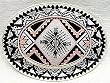 Silver Plated Aztec Diamondcut Copper Buckle