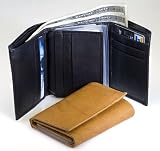 Front Pocket Leather Trifold Wallet