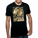 Barack Obama For President T-Shirt (Metallic Gold, Silver Foil or Contrast Blue)