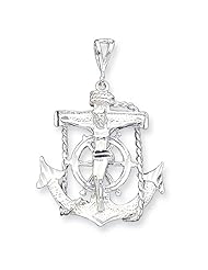 Sterling Silver Mariner Cross Pendant. Metal Wt- 10g
