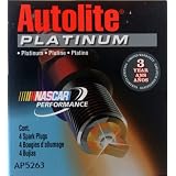 4 Autolite PLATINUM Spark Plugs #AP5263 