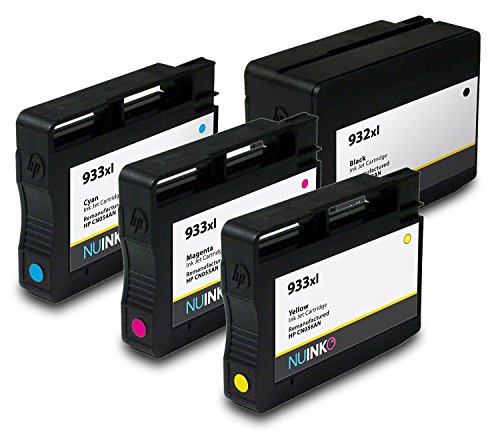 NUINKO Compatible Ink Cartridge Replacement for HP 932XL ( 4-Pack )