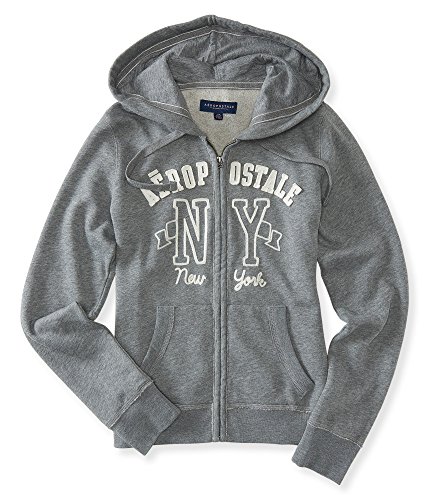 Aeropostale Women's Ny Banner Full-Zip Hoodie