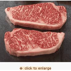 Kobe Style Wagyu Beef Strip Steak (ONE12oz) No Bone by Sif Foods Inc