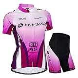 Sponeed Women's Cycling Jerseys Swirl Bicycling Jersey Size XL US Purple