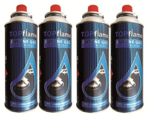 Pack of four gas canisters