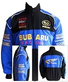 Subaru Racing Jacket Black and Blue