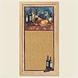 Cork Bulletin Board ~ Wine and Cheese corkboard ~ new vertical style ~ code 252
