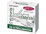 三菱化学メディア｜三菱化学メディア CD-R 700MB 4-48倍速対応 ラクラク手書レーベル ワイド印刷 10枚入り SR80KRP10