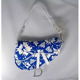 Dior Handbags (Blue/White) Surf Print Saddle Bag SFJ44001