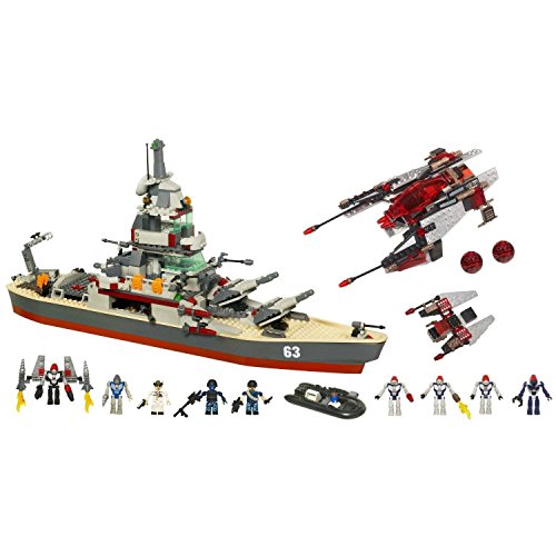 KRE-O Battleship U.S.S. Missouri Set (38977) with Bonus Alien Showdown