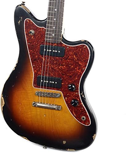 Fano Alt de Facto JM6 Swamp Ash 3-Tone Sunburst Medium Distress w/Fralin P-90s (Serial #2243)