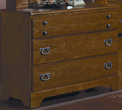 Brown, Hard Wood Three Drawer Dresser Brown, Hard Wood Three Drawer Dresser