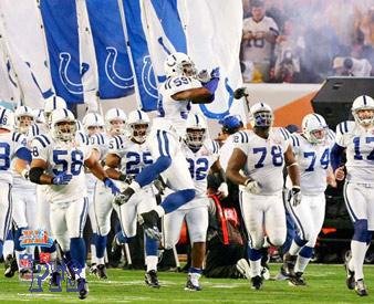 Cover image : Indianapolis Colts Team Introduction at Super Bowl 41