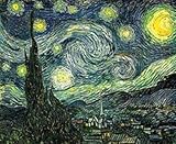 IMAGE OF The Starry Night, c.1889 PREMIUM GRADE Rolled CANVAS Art Print Vincent Van Gogh 10x8
