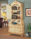 Coaster Antique White Secretary Chest Coaster Home Office Desks