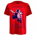 King of Pop,T-Shirt,Größe Xl,Rot