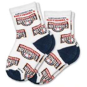 Click here to buy Washington Nationals Kid's Infant Socks (2 Pack).