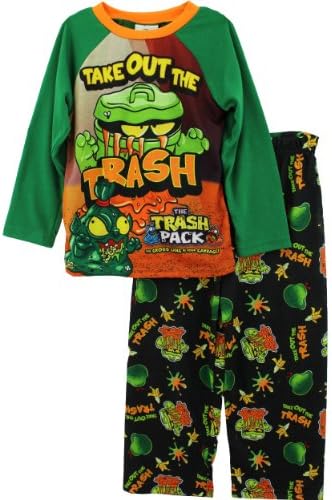 Trash Pack Boys Green Pajamas F3PBA15TP