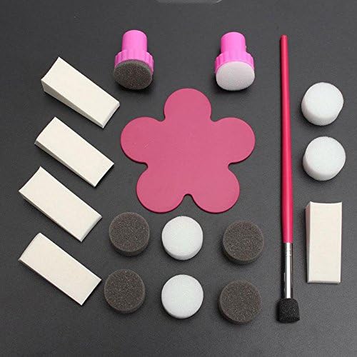 PrimeKey Template Transfer Stamper Sponge Nail Stamping Template SET
