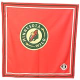 Minnesota Wild Jersey Style Bandanas (Measures 22" x 22") - Red