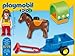 PLAYMOBIL 1.2.3 Pony Wagon