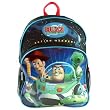Disney Pixar Toy Story Buzz Lightyear & Woody Boys Large Black Blue School Backpack