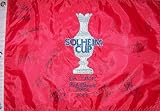 2009 U.S. Solheim Cup Team autographed embroidered flag (Paula Creamer, Natalie Gulbis, Michelle Wie)