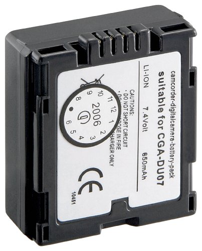 1aTTack Ersatzakku f&uuml;r Panasonic CGR-DU06/VW-VBD07/CGA-DU07 (650mAh) Preisvergleich