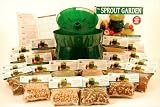 Deluxe Sprouting Starter Kit w/ 12 Lbs. Of Certified Organic Sprouting Seed Assortment - Everything You Need to Start Growing Fresh Healthy Sprouts in Your Own Kitchen - Includes: 3 Tray Sprout Garden Growing System w/ Instruction Booklet & Seeds: Certified Organics Sprout Seed: Alfalfa, Radish, Clover, Lentil, Mung Bean, Garbonzo Beans, Green Pea, Bean Salad Mix & Protein Powerhouse Mix, Crunchy Lentil Fest, 3 Part Salad Mix, 5 Part Salad Mix. 1 Lb. Of Each Type.