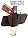 DTOM OWB Nylon Belt Slide Holster with Retention Strap- Ambidextrous