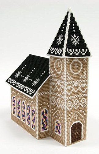 Brown Church Plastic Canvas Kit