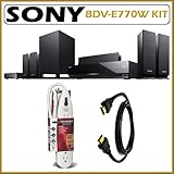 Sony BDV-E770W 3D Blu-ray Disc Player Home Entertainment System
with 5.1 Surround Sound and BRAVIA® Internet Video Streaming + Accessory
Kit