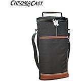 Wine Travel Carrier & Cooler Bag - Chills 2 bottles of wine or champagne.