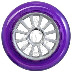 YAK Scooter Wheel Purple-Silver 100mm