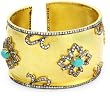 Kanupriya Heritage Collection 22k Gold-Plated Cuff Bracelet