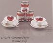 Reutter Porcelain Miniature Tomatoe Soup Set