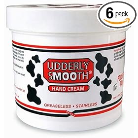 Udderly Smooth Udder Cream Skin Moisturizer, 12-Ounce Jar (Pack of 6)