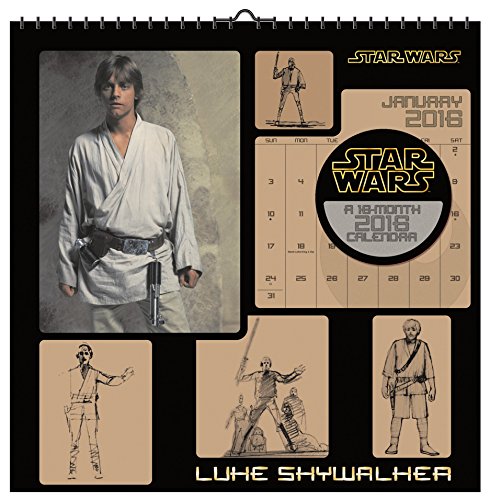Star Wars Saga 2016 Art Calendar