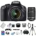 Canon EOS Rebel T2i 18 MP CMOS APS-C Digital SLR Camera with 3.0-Inch LCD and EF-S 18-55mm f/3.5-5.6 IS Lens + Canon EF-S 55-250mm f/4.0-5.6 IS Telephoto Zoom Lens + 3 Extra Lens + 16GB Premium Plus Accessory Kit